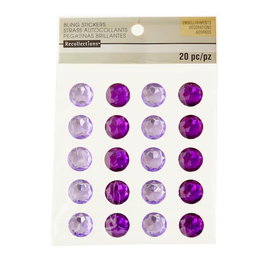 Purple Combo Rhinestone Stickers by Recollections&#x2122;
